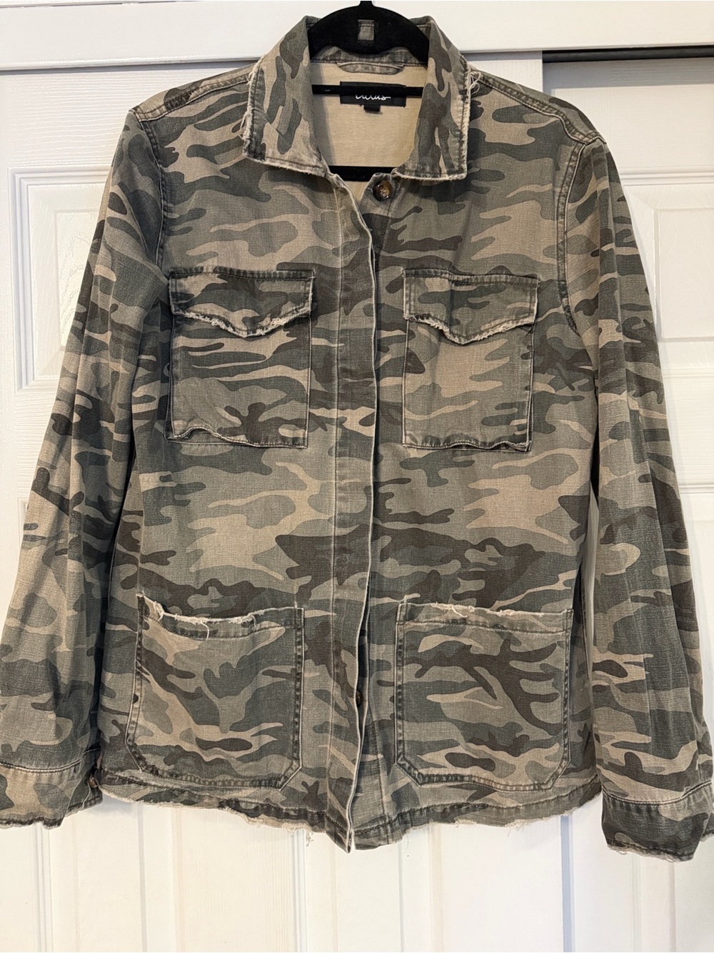 Lulu's Camouflage Utility Jacket in Green and Tan